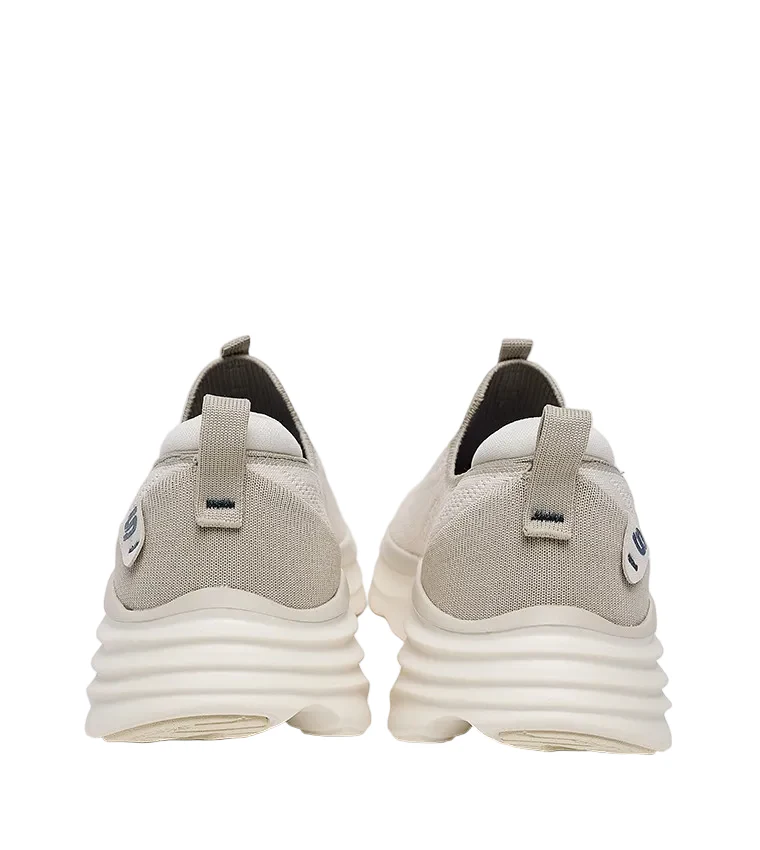 Skechers D'Lux Vapor Lifestyle Shoes For Men, Natural&Navy - Image 3