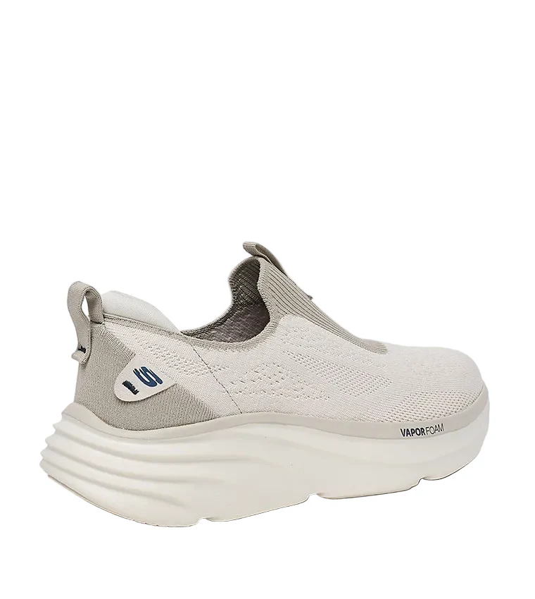Skechers D'Lux Vapor Lifestyle Shoes For Men, Natural&Navy - Image 5