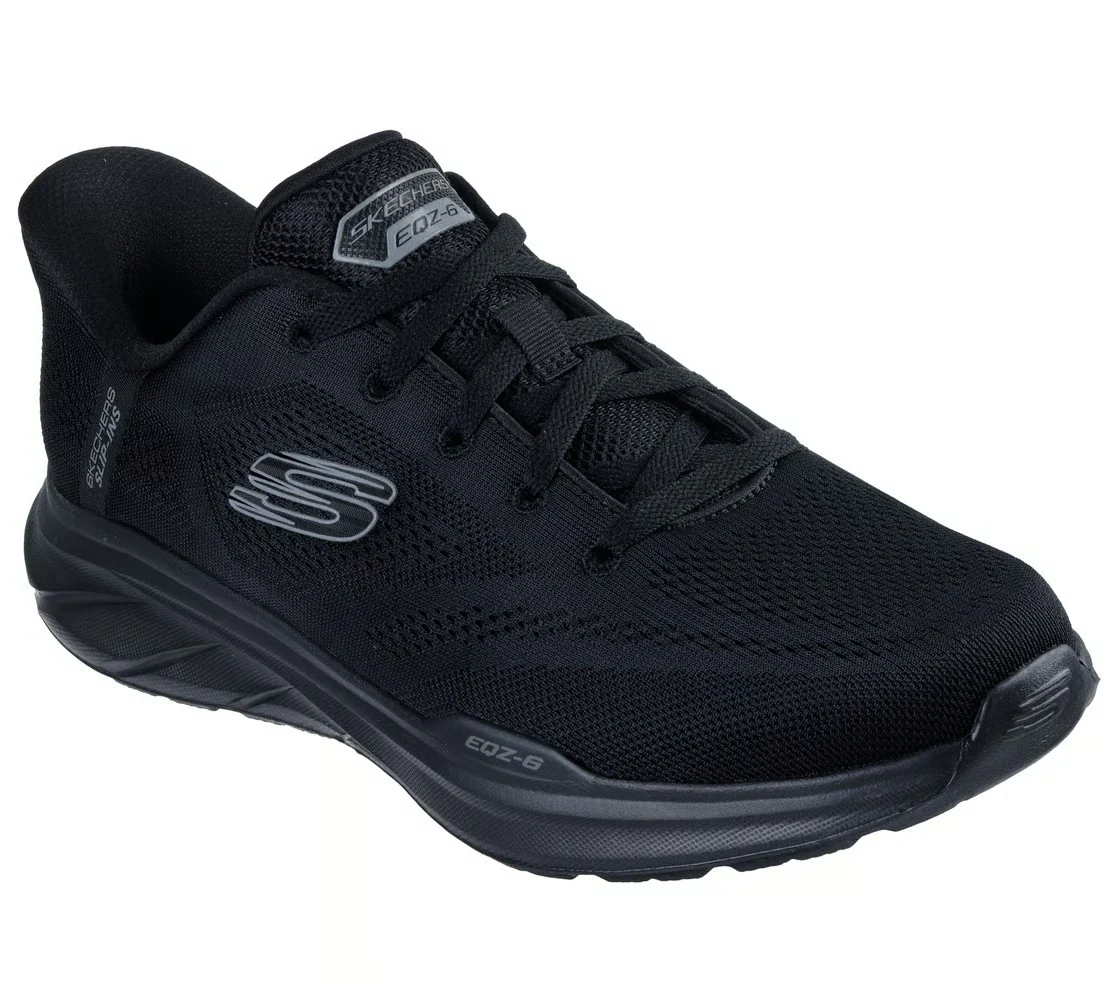 Skechers Equalizer 6.0 - Royze Sports Lifestyle Shoes For Men, Black - Image 3
