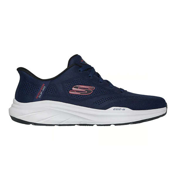Skechers Equalizer 6.0 Sports Lifestyle Shoes For Men, Navy Red