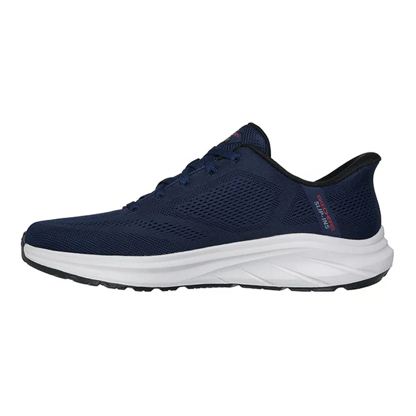 Skechers Equalizer 6.0 Sports Lifestyle Shoes For Men, Navy Red - Image 2