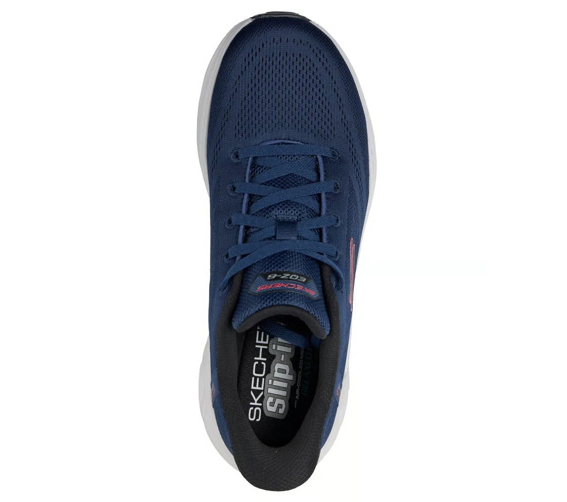 Skechers Equalizer 6.0 Sports Lifestyle Shoes For Men, Navy Red - Image 4