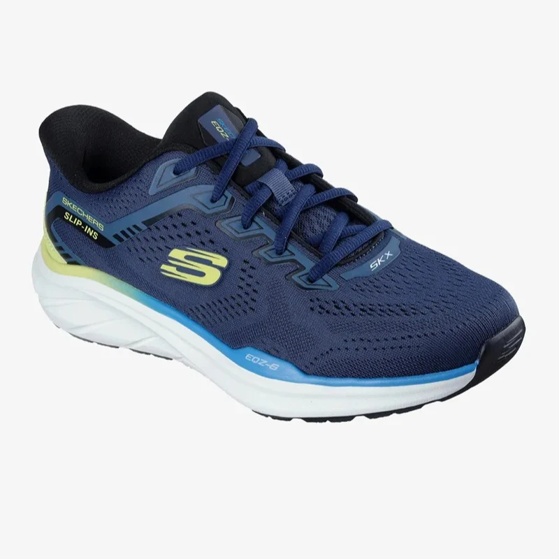 Skechers Equalizer 6.0 Lifestyle Shoes For Men, Navy Mint - Image 3