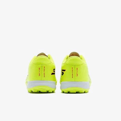 Skechers 1.5 Jr Youth Tf Tartan Shoes For Boys, Yellow&Black - Image 3