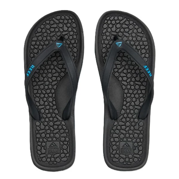 Reef G Land Flip Flops For Men, Black&Blue