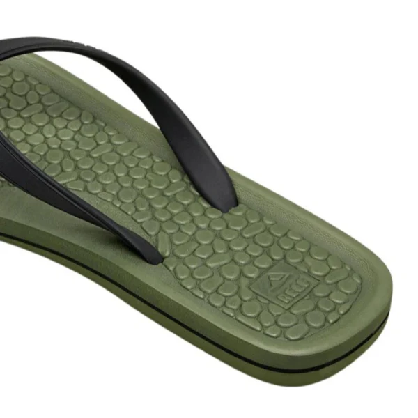 Reef G Land Flip Flops For Men, Olive&Black - Image 2