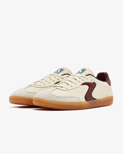Skechers Hotshot Lifestyle Shoes For Men, Natural&Burgundy - Image 4