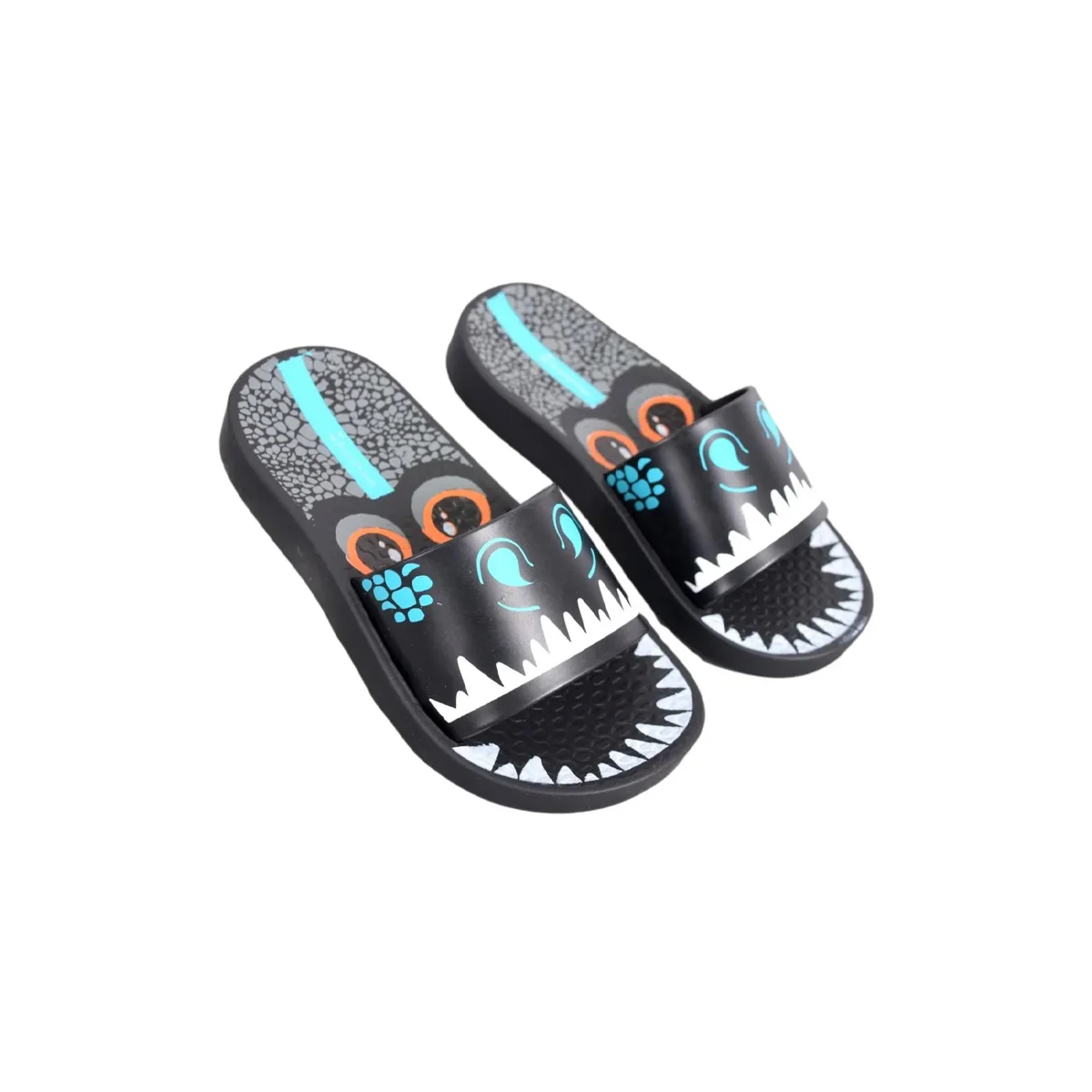 Ipanema Swimming Flip Flop For Kids, Black & White - Image 4
