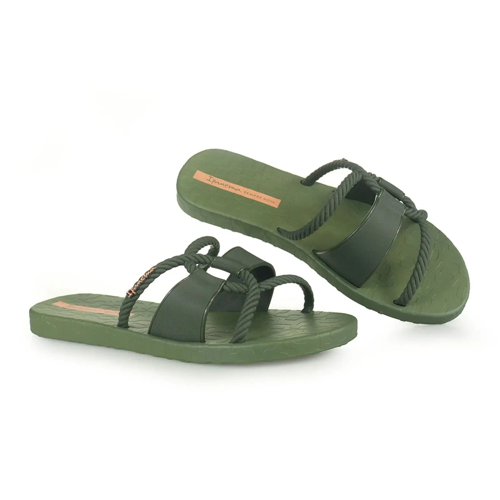 Ipanema Diversa Slide Ad For Women, Green&Orange - Image 2