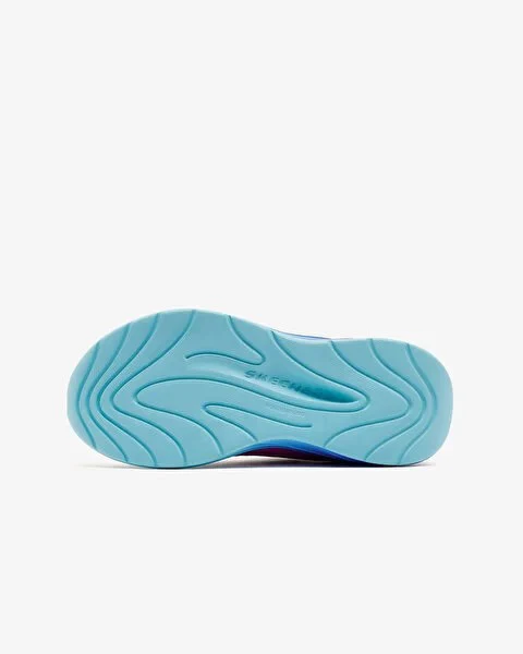Skechers Wave 92 Sports Lifestyle Shoes For Girls, Black Multi - Image 5