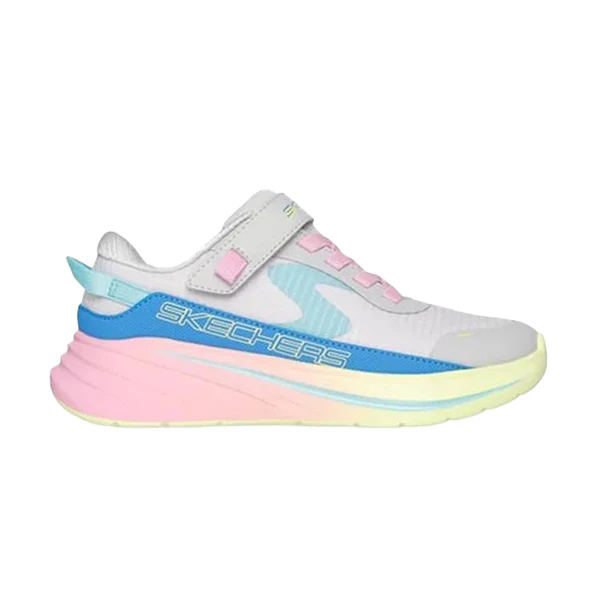 Skechers Wave 92 Sports Lifestyle Shoes For Girls, Gray Multi