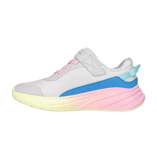Skechers Wave 92 Sports Lifestyle Shoes For Girls, Gray Multi - Image 2