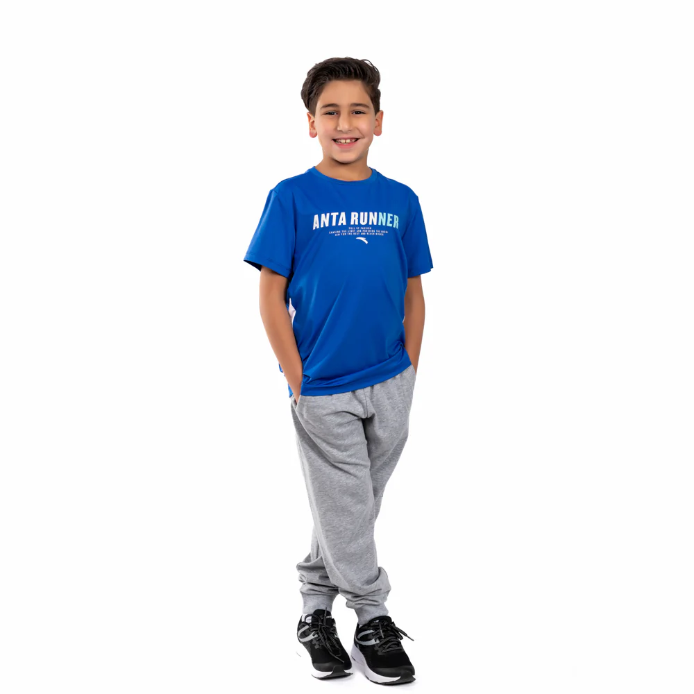 Anta Ss Running T-Shirt For Boys - Image 3