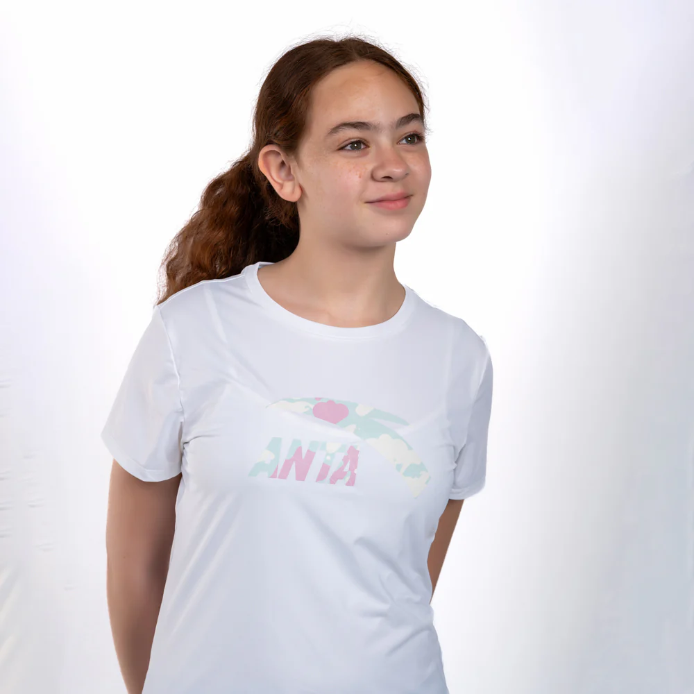 Anta Ss Running T-Shirt For Girls - Image 3