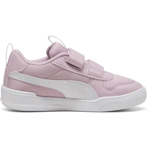 Puma Multiflex Mesh Lifestyle Shoes For Girls, White&Pink - Image 2