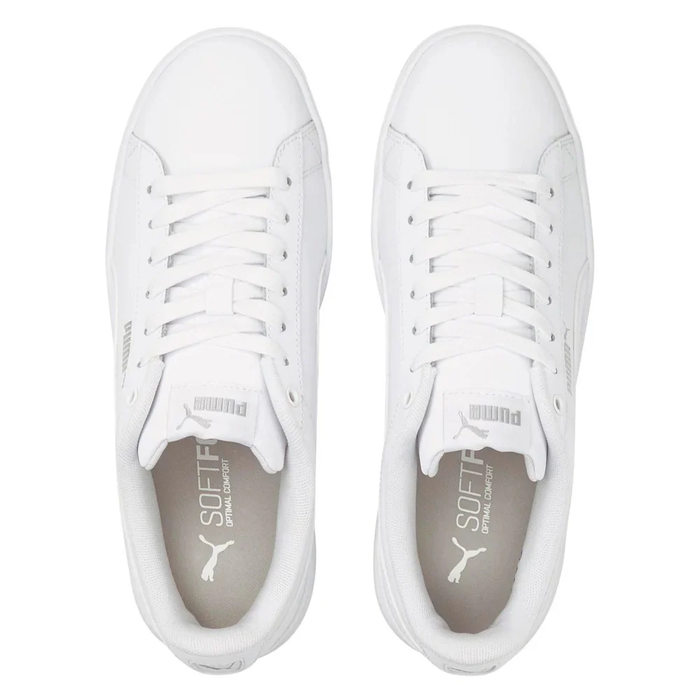 Puma Vikky V3 Lthr Lifestyle Shoes For Women, White - Image 3