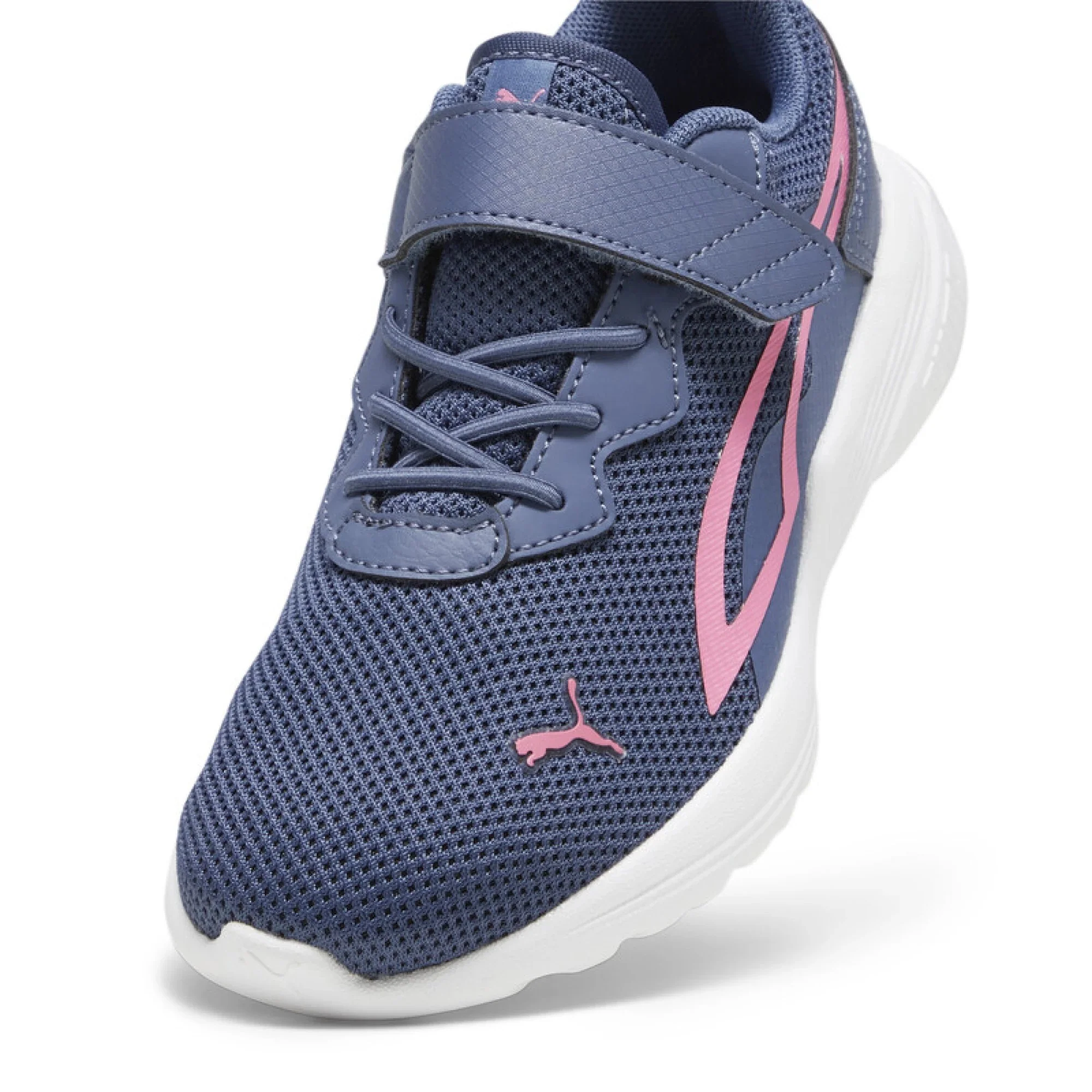 Puma All-Day Active Ac+ P Lifestyle Shoes For Boys, Stone Blue&Pink - Image 3