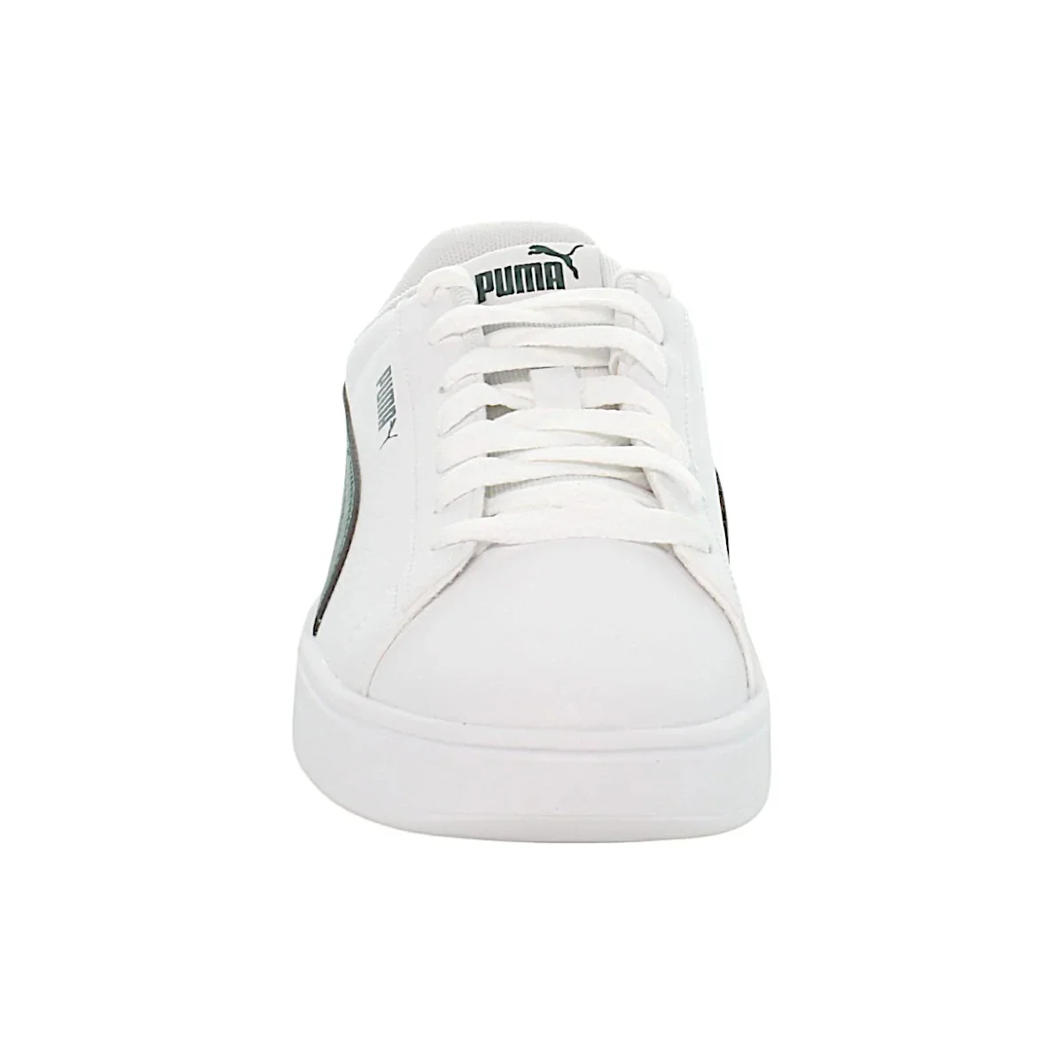 Puma Rickie Classic Lifestyle Shoes For Boys, White&Green - Image 3