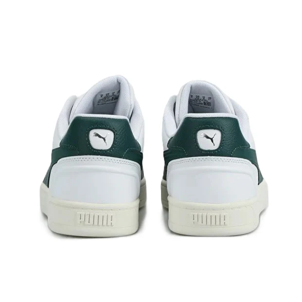 Puma Caven 2.0 Lux Lifestyle Shoes For Men, White&Green - Image 4