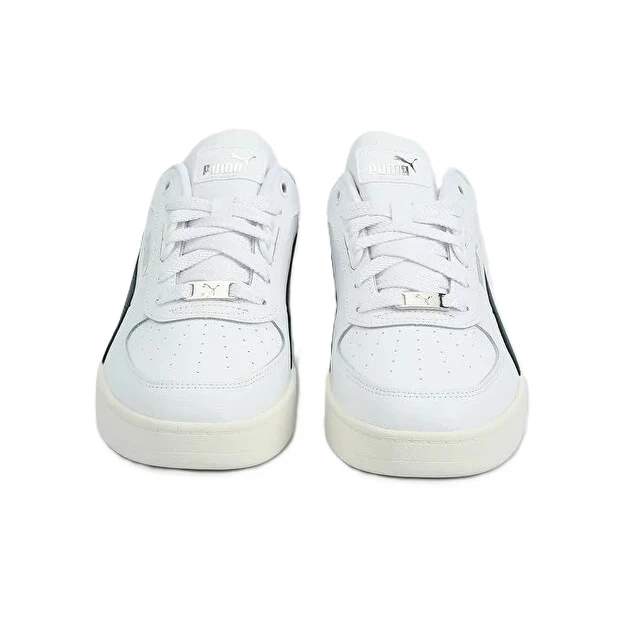 Puma Caven 2.0 Lux Lifestyle Shoes For Men, White&Green - Image 5