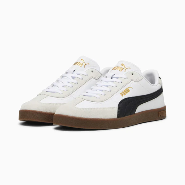 Puma Club Ii Era Lifestyle Shoes For Men, Puma White & Puma Black & Vapor Gray - Image 3