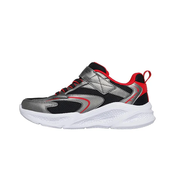 Skechers Meteor-Lights Lifestyle Shoes For Boys, Black&Red - Image 2