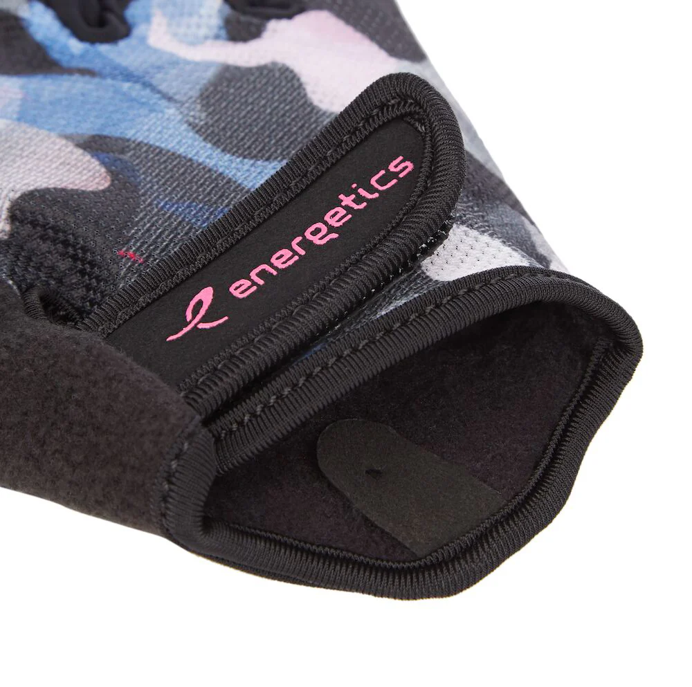 Energetics Fitness Gloves, Black & Pink - Image 2