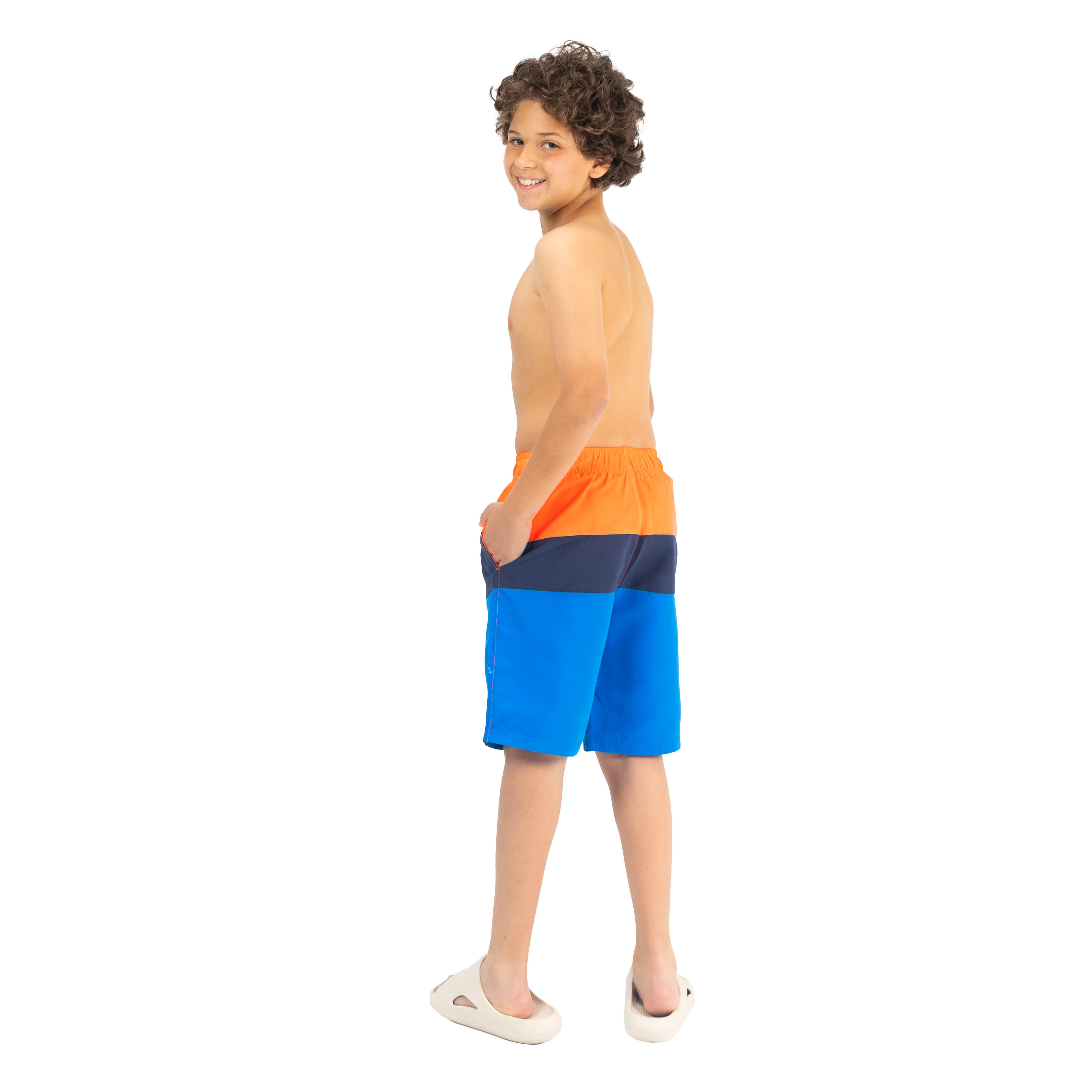 Firefly Swimming Short For Kids, Blue & Navy - Image 3