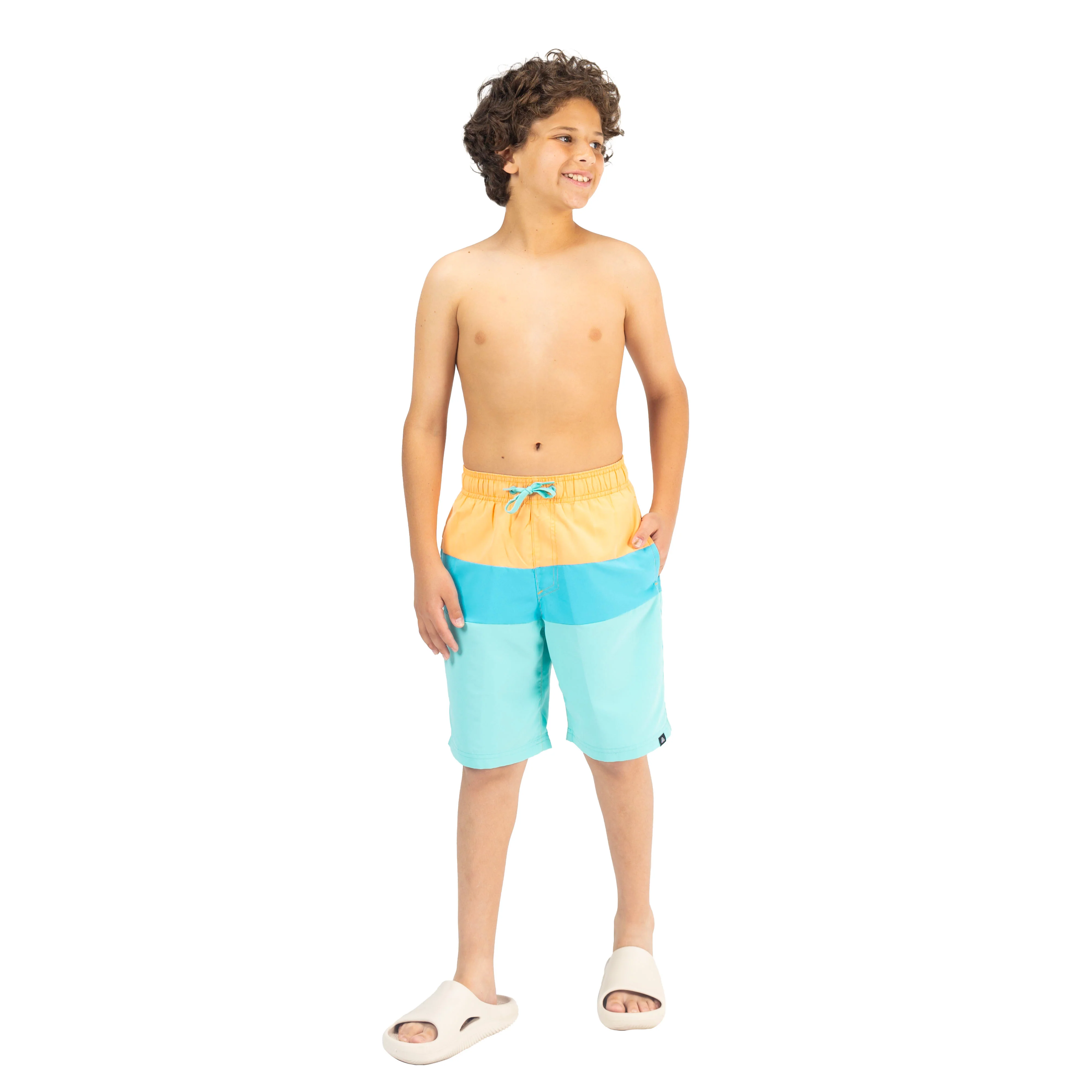 Firefly Swimming Short For Kids, Mint & Turquoise