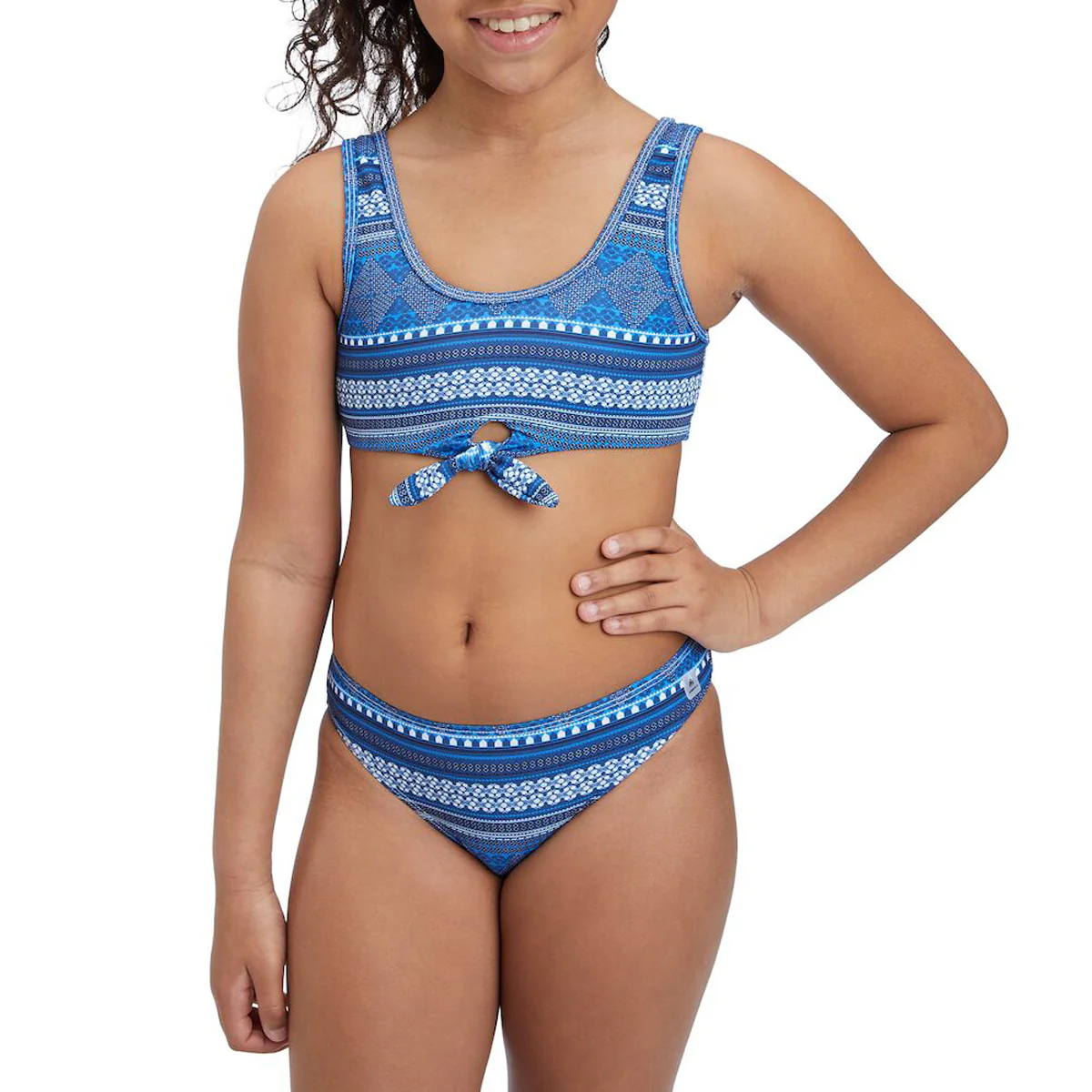 Firefly Swimming Bikini For Kids, Petrol Blue - Image 2