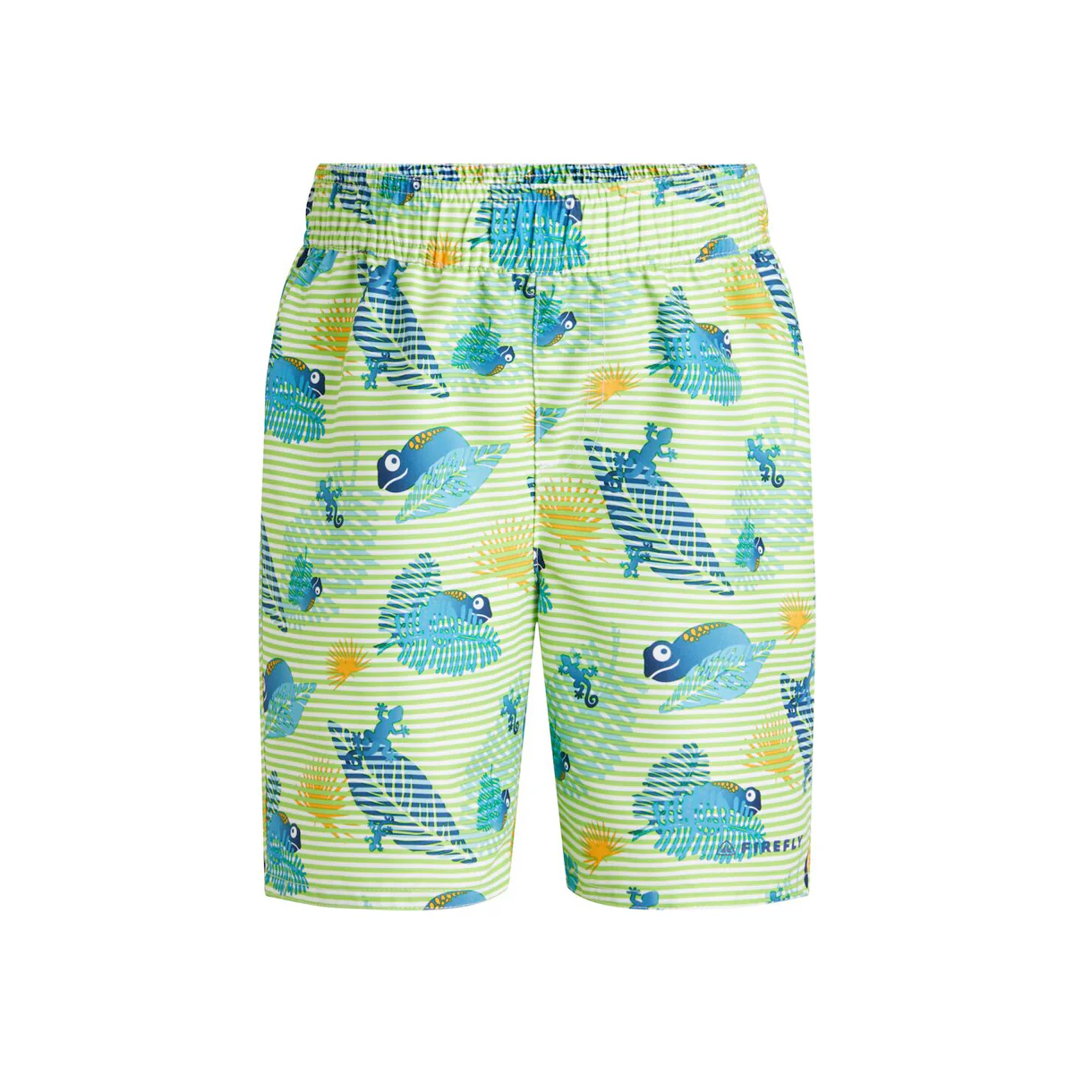 Firefly Swimming Short For Kids, Green & Aop - Image 4
