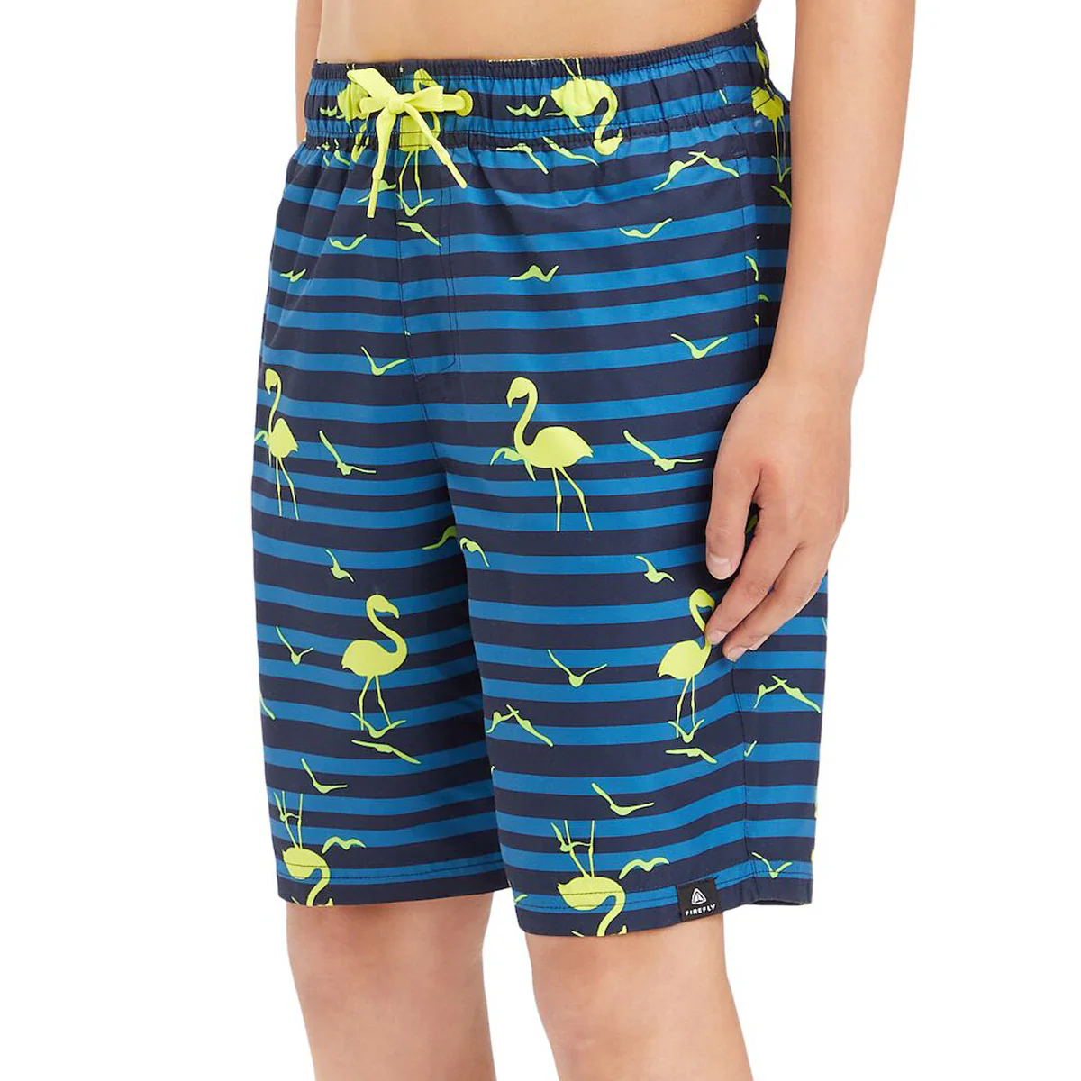 Firefly Swimming Short For Kids, Green Lime - Image 2