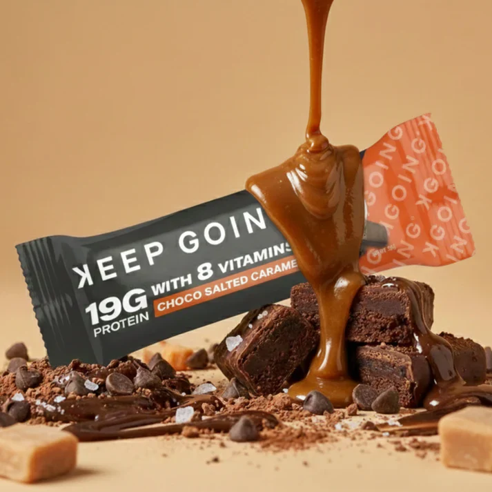 Keep Going Protein & Vitamin Bar Choco Salted Caramel - Image 4