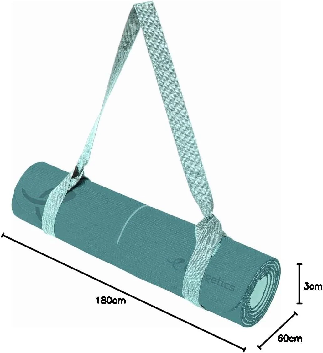 Energetics Fitness Yoga Mat For Unisex, Blue & Mint - Image 3