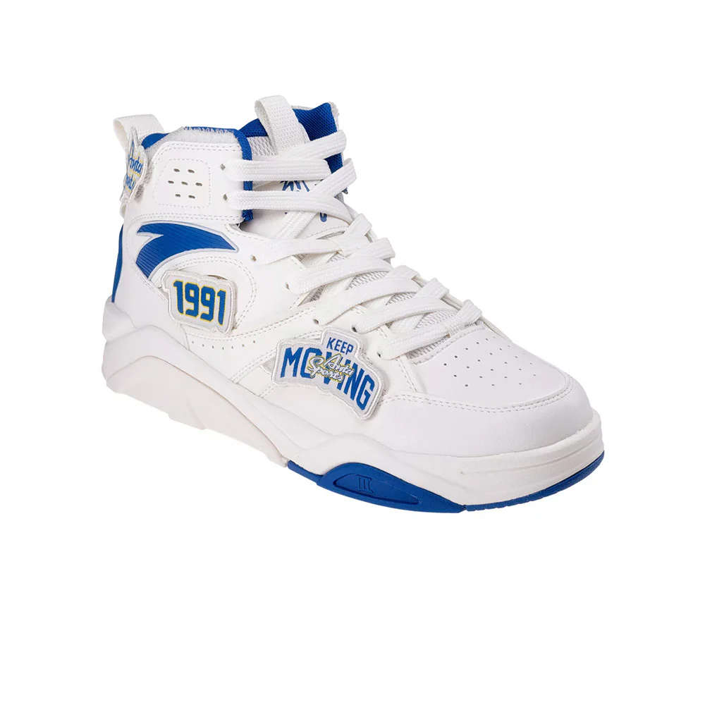 Anta Lifestyle Shoes For Men, Beige & Blue - Image 3