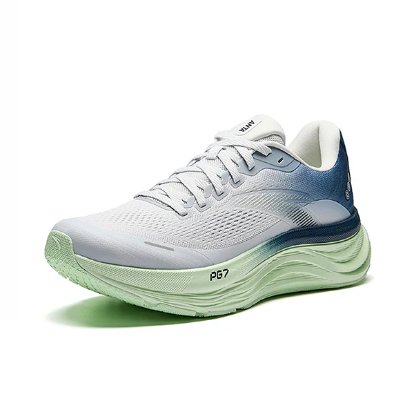 Anta Running Shoes For Men, Grey&D.Blue - Image 4