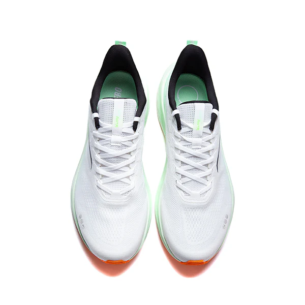 Anta Running Shoes For Men, White&Green&Black - Image 3
