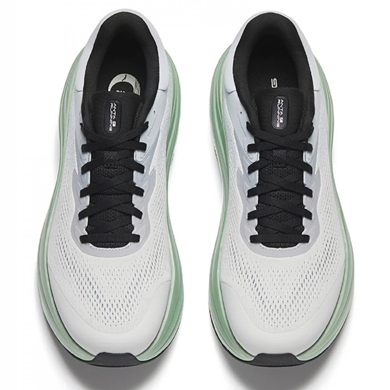 Anta Running Shoes For Men, Cloud Grey&Black - Image 4
