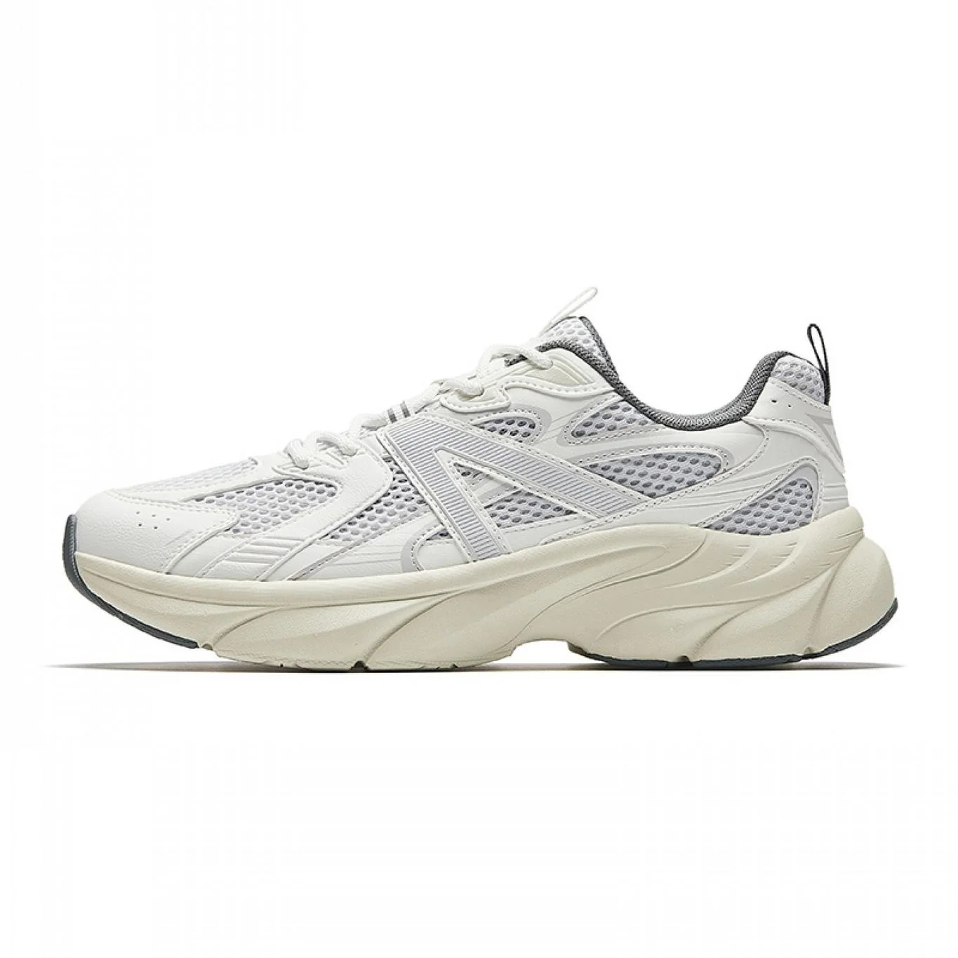 Anta Lifestyle Shoes For Men, Grey&Paper White