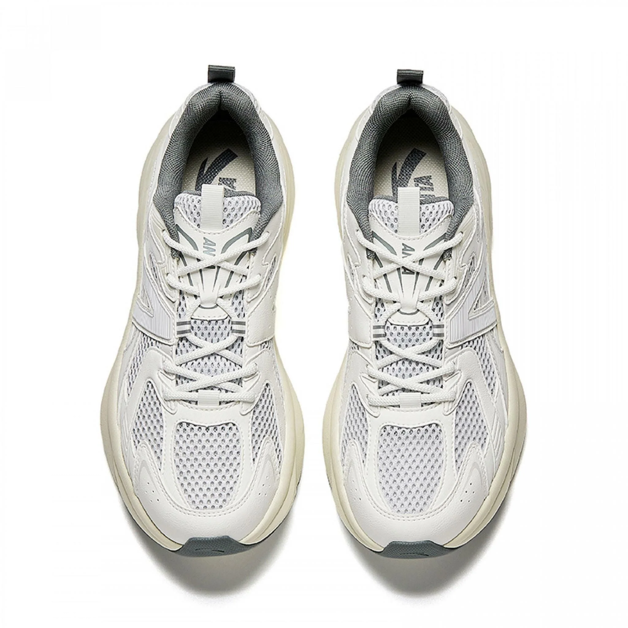 Anta Lifestyle Shoes For Men, Grey&Paper White - Image 4