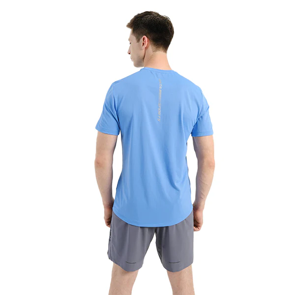 Anta Fitness Ss T-Shirt For Men, Blue - Image 2