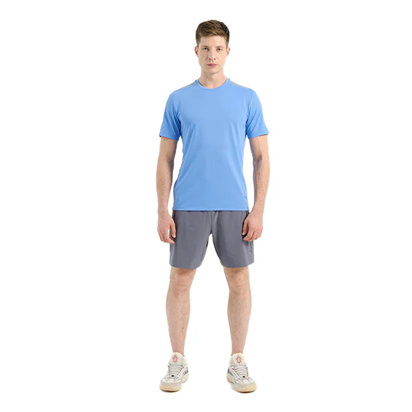 Anta Fitness Ss T-Shirt For Men, Blue - Image 3