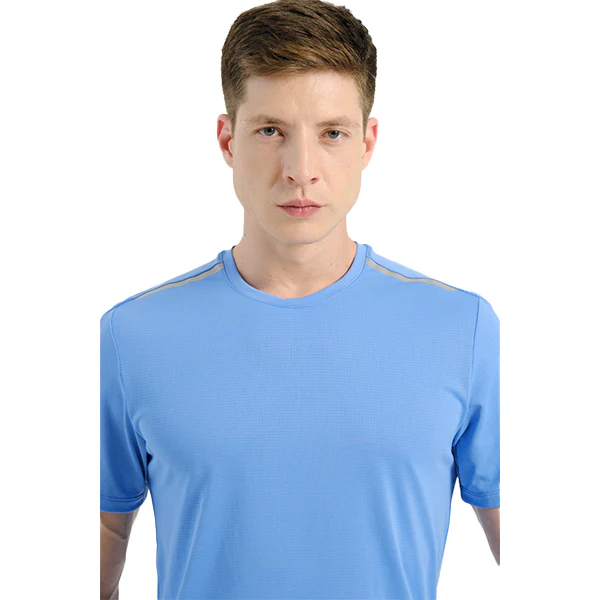 Anta Fitness Ss T-Shirt For Men, Blue - Image 5