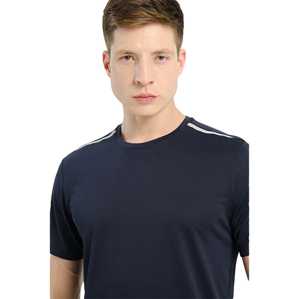 Anta Fitness Ss T-Shirt For Men, D.Blue - Image 4
