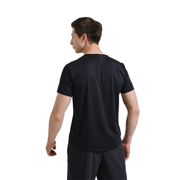 Anta Running Ss T-Shirt For Men, Black - Image 2