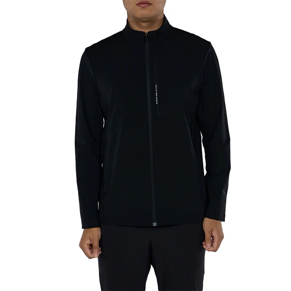 Anta Fitness Knit Track Top For Men, Black - Image 3