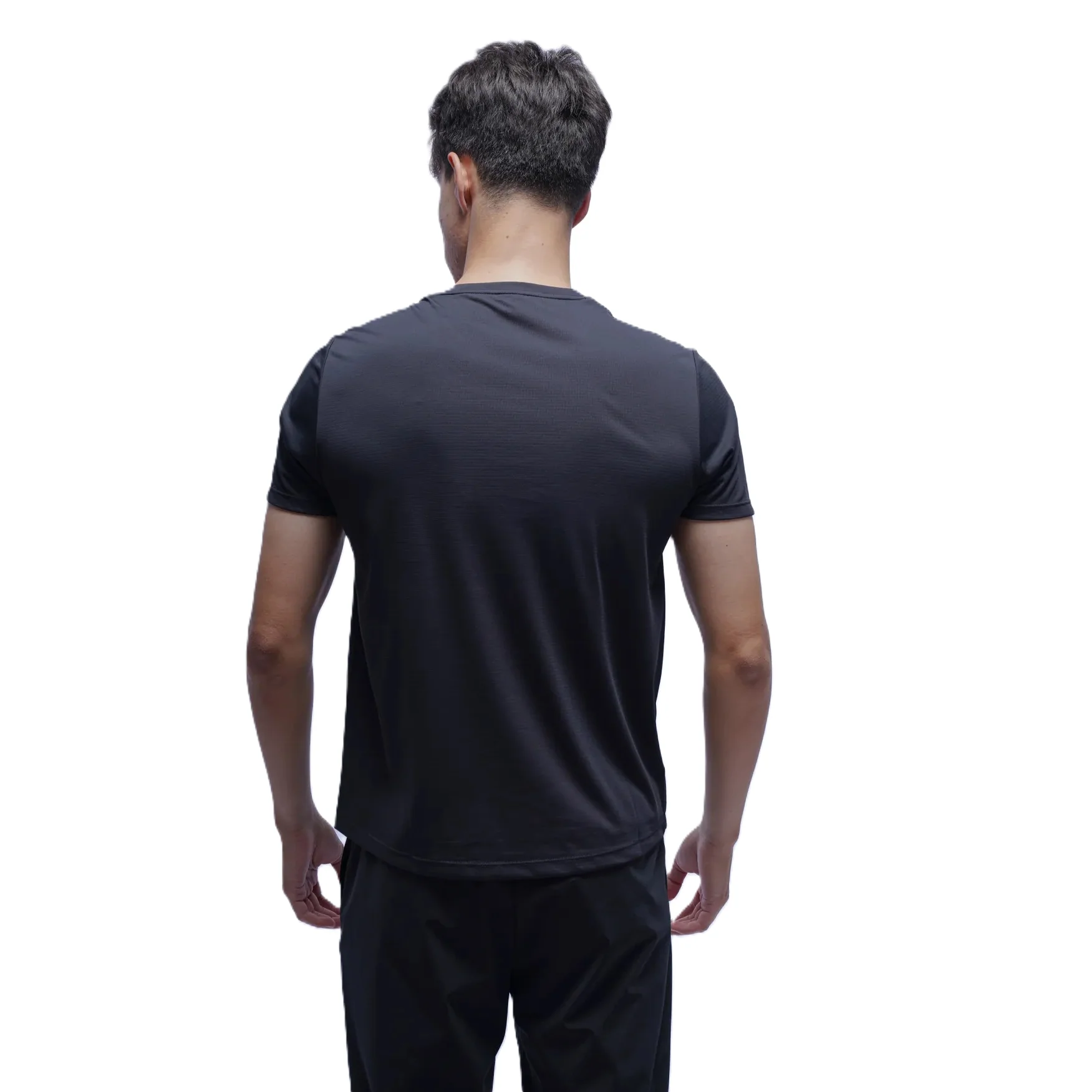 Anta Ss Running T-Shirt For Men, Black - Image 2