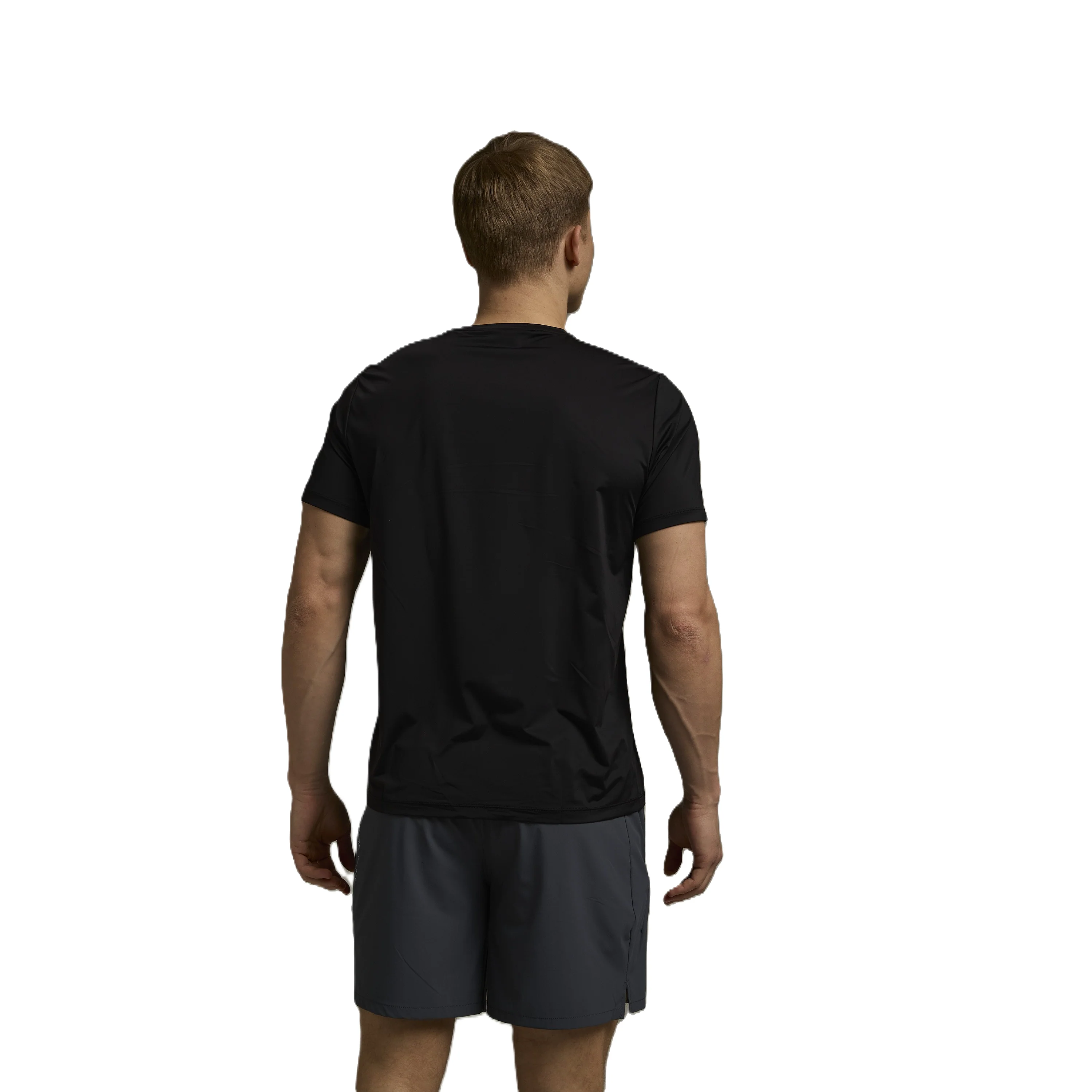 Anta Ss Running T-Shirt For Men, Black - Image 2