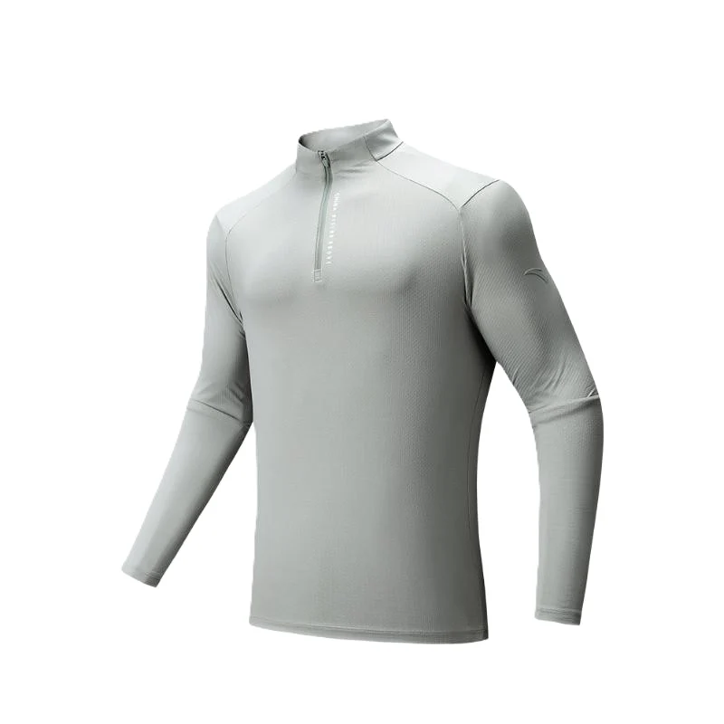 Anta Ls Fitness T-Shirt For Men, Pale Green