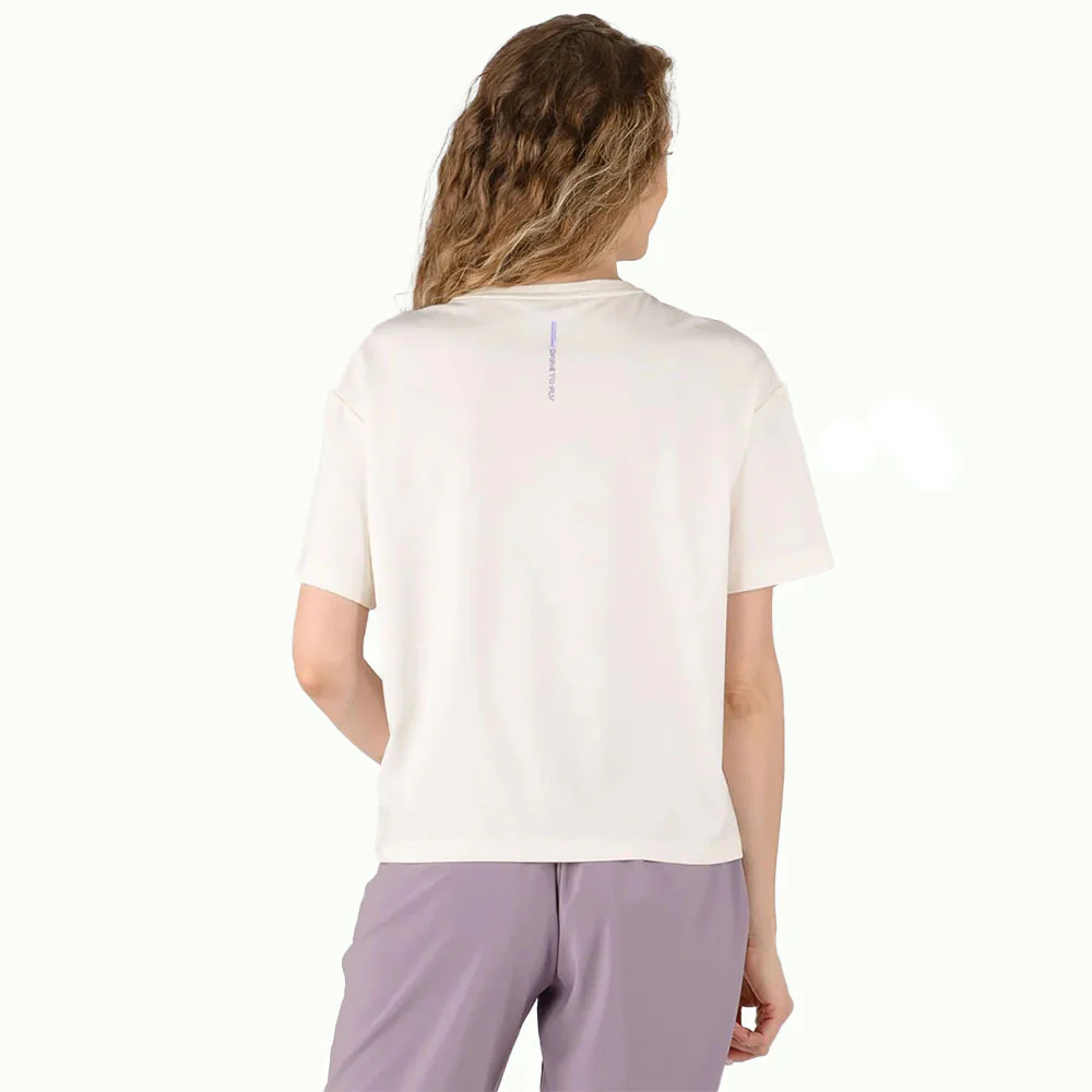 Anta Cross-Training Cotton T-Shirt For Women, White - Image 2